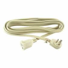 12 gauge cord, no less and short, say 4' or so would be the max, and for only a short time. Carol Cord 25612 12 Ft Air Conditioner Extension Cord For Sale Online Ebay
