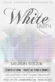 8 160 White Party Customizable Design Templates Postermywall
