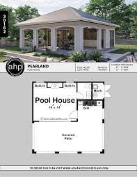 Pool House Plan Pearland Pool House