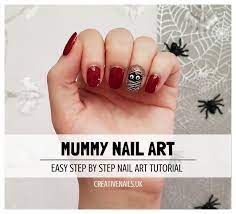 mummy nail art tutorial creative nails