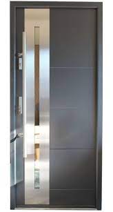 Stainless Steel Modern Entry Door
