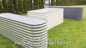 32 metal raised garden bed 9 in 1