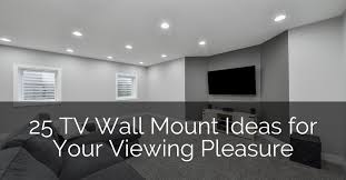 25 tv wall mount ideas for your viewing