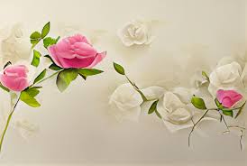 rose flower on beige card background image