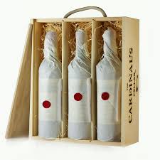 wooden wine gift box triple