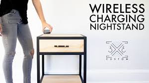 wireless charging nightstand 3x3 custom