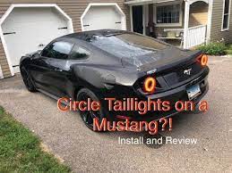 Not bad for a stock cast block, especially one with the revving capability of the 4.6l. Mustang Circular Taillights Install And Review Youtube