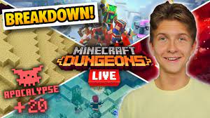 Dungeons pc ps4 switch xbox one techraptor.net Minecraft Live Full Breakdown Four New Dlcs Higher Difficulty More Minecraft Dungeons Youtube