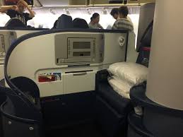 Business, economy premium and economy. Delta Air Lines Fleet Boeing 777 200er Business Elite Class Delta One Cabin Aisle And Seat Boeing 777 Delta Airlines Boeing