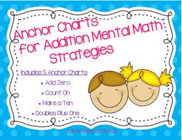 Addition Mental Math Strategies Anchor Charts
