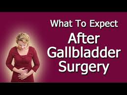 after gallbladder surgery