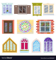 wooden and plastic frames made vector image