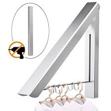 clothes rack wall mounted folding