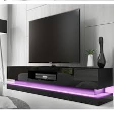Modern high gloss tv unit with led light in white. Tv Stands Tv Units Tv Cabinets Furniture123