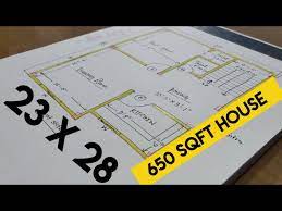 650 Sqft House Plan Ii 23 28 Ghar Ka