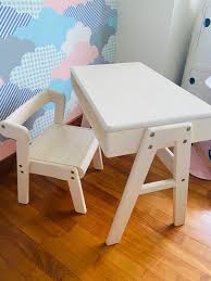 Choose a kids desk chair with arms for a little more support, or look for models with adjustable features that you can customize for growing children. Toddler Desk Chair Furniture Tables Chairs On Carousell