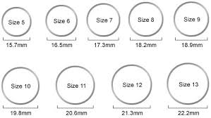 Women Ring Sizing Online Charts Collection