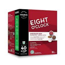 Eight o'clock coffee is the brand line of coffee products currently manufactured by the eight o'clock coffee company, a subsidiary of tata global beverages, which is headquartered in montvale, new jersey; 8 O Clock Original Colombian Hazelnut Discovery Box Coffee 40 Pack Staples Ca