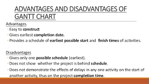 Advantages Of Using A Gantt Chart