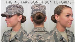 Maybe you would like to learn more about one of these? The Military Donut Bun A Lifestyle Post From The Blog Aunie Sauce Written By Annelise Rowe On Bloglovin Military Hair Military Haircut Air Force Women