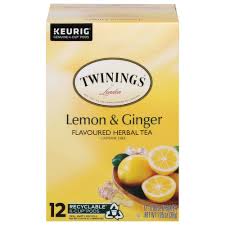 twinings flavored herbal tea lemon