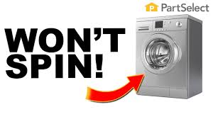 front load washer won t spin