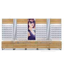 Custom Eyeglass Wall Display Shelf With