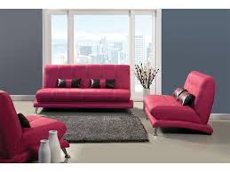 Artem Fuchsia Fabric 2pcs Sofa Set