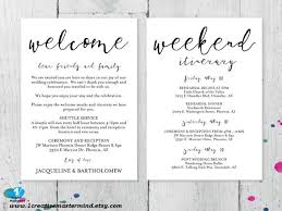 Diy Wedding Welcome Bag Note Welcome Bag Letter Printable Wedding Itinerary Digital Instant Download Editable Template 1cm100 1