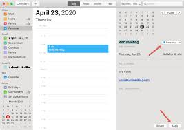 copy or duplicate calendar events