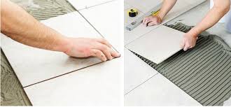 how to install ceramic tiles on