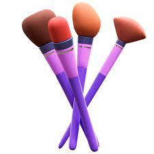 makeup brushes 3d ilration