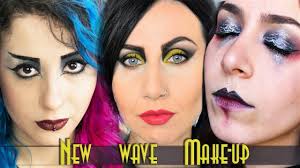 dark 80 s new wave makeup tutorial