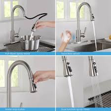 single handle pull down kitchen faucet