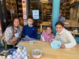 drop by a pottery painting studio or