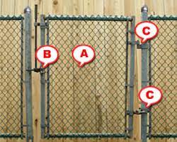 To maintain your new chain link fence, just put oil on the hinges once a year and clean any dirt with a hose. Pool Code Chain Link Pool Code Vinyl Pool Code Galvanized At Academy