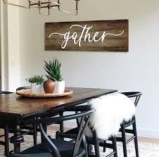 Gather Sign Gather Cutout Dining Room