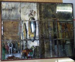 Distressed Mirror Tiles Table Tops