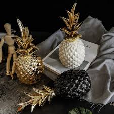 nordic light luxury ceramic pineapple