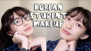 korean student makeup routine