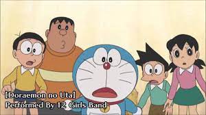Doraemon no Uta (12 Girls Band) - Doraemon Opening Song - YouTube