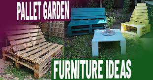 Easy Diy Pallet Garden Furniture Ideas