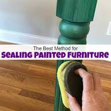 sealing painted furniture