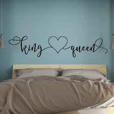 King And Queen Decal Master Bedroom