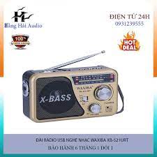 Nơi bán Máy nghe nhạc kiêm đài Radio FM Waxiba XB-521URT- có đèn pin có hỗ  trợ thẻ nhớ TF và USB, giá rẻ 150.000₫