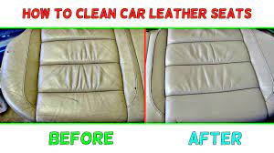 how to clean car leather seats you