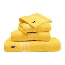 Where to buy bath towels online for sale? Buy Ralph Lauren Home Player Towel Yellow Bath Towel Amara