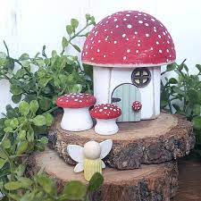 Diy Mushroom Fairy House Kit Micro