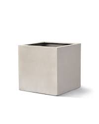 Large Lightweight Concrete Planters And
