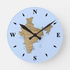 India Map Clock Zazzle Ca